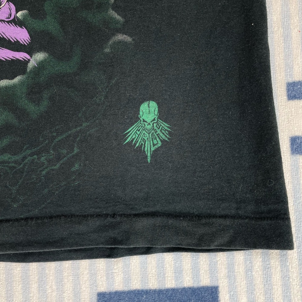 Vintage 1994 Liquid Blue Wizard Double Sided AOP all over print tee shirt - Picture 5 of 16